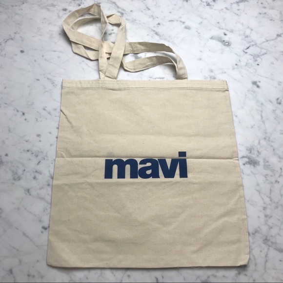 NWT Mavi Jeans Canvas Market Tote Bag Reusable Shopper Bag - Picture 8 of 8